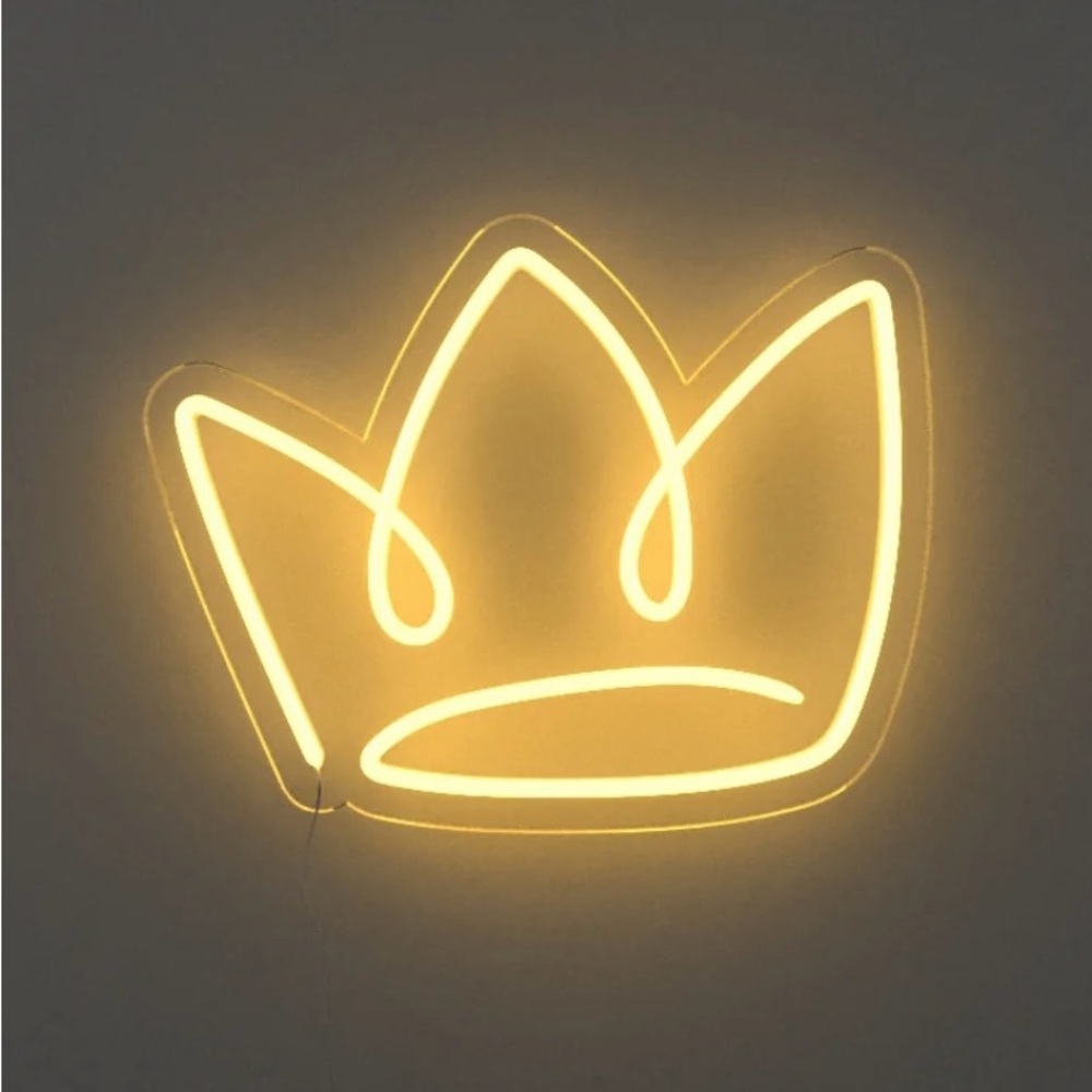 YELLOWPOP “The Crown” Brand New in Box Neon Sign